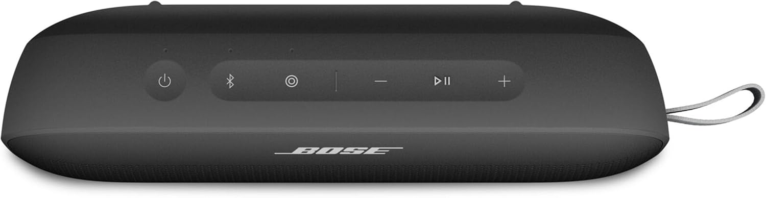 Bose SoundLink Flex Portable Bluetooth Speaker (2nd Gen), Portable Outdoor Speaker with Hi-Fi Audio, Up to 12 Hours Battery Life, Waterproof and Dustproof, Black - Image 4